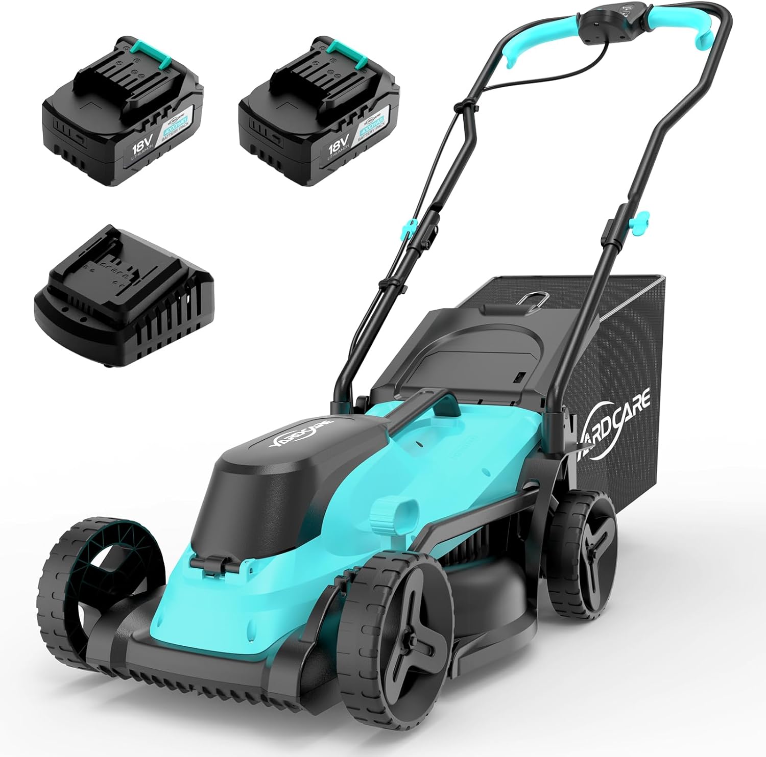 (2025 Model) YARDCARE 36V Brushless Cordless Lawn Mower with 2X4.0Ah Batteries