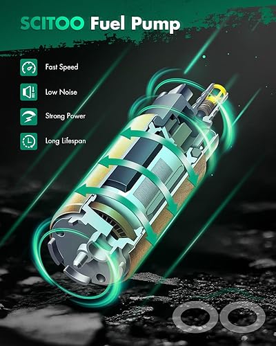 Miniatura 6 de SCITOO Bomba de combustible Montaje eléctrico de alto rendimiento para 2007-2008 para Buick Allure 3.6L, 2007-2008 para Buick Allure 3.8L, 2007-2008