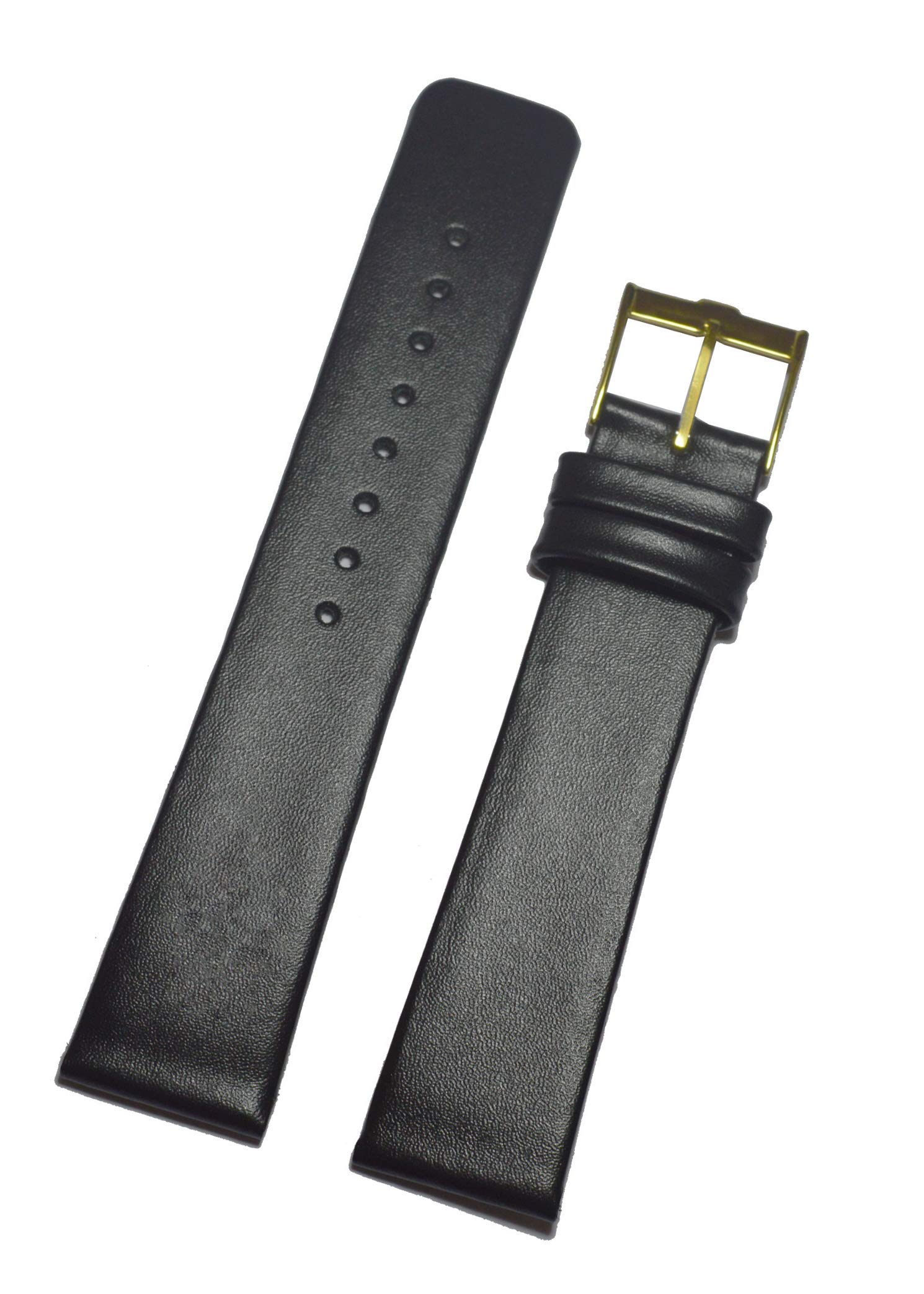 SURU® 20MM Plain Slim Leather Watch Strap / Watch Band (Width- 20mm /Colour- Black) D6169 (B08X2V2N98) Amazon Price History, Amazon Price Tracker