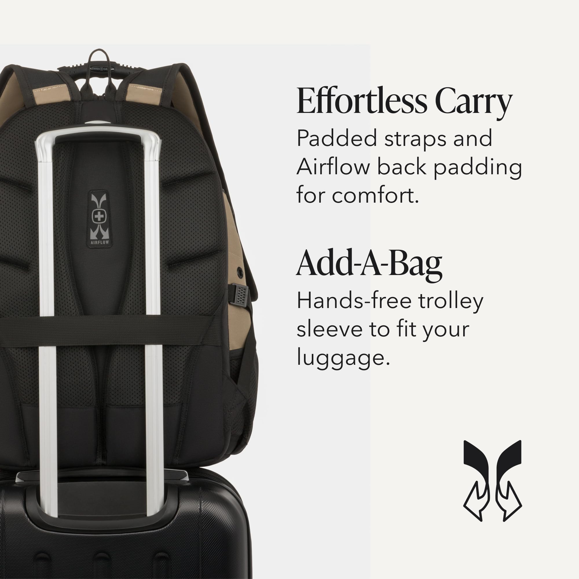 SWISSGEAR 1900 ScanSmart Laptop Backpack, Fits Most 17-Inch Laptops, TSA-Friendly Lay-Flat Design, RFID Protection, and Tablet Pocket, Black, 31L, 18.5-Inch view 6