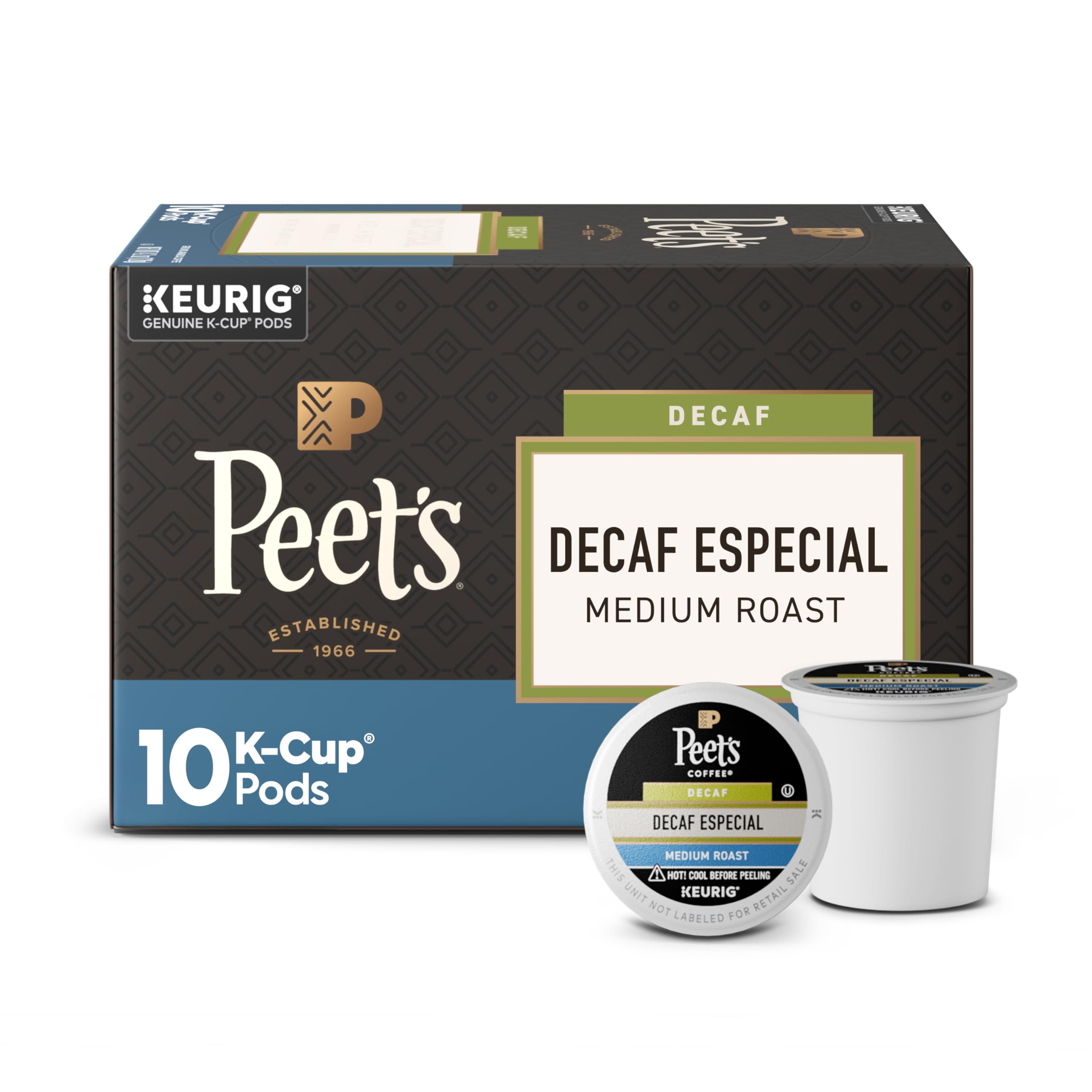Coffee Pods by Peet's Coffee – 10 Count (Pack of 1), Black, Model 511877