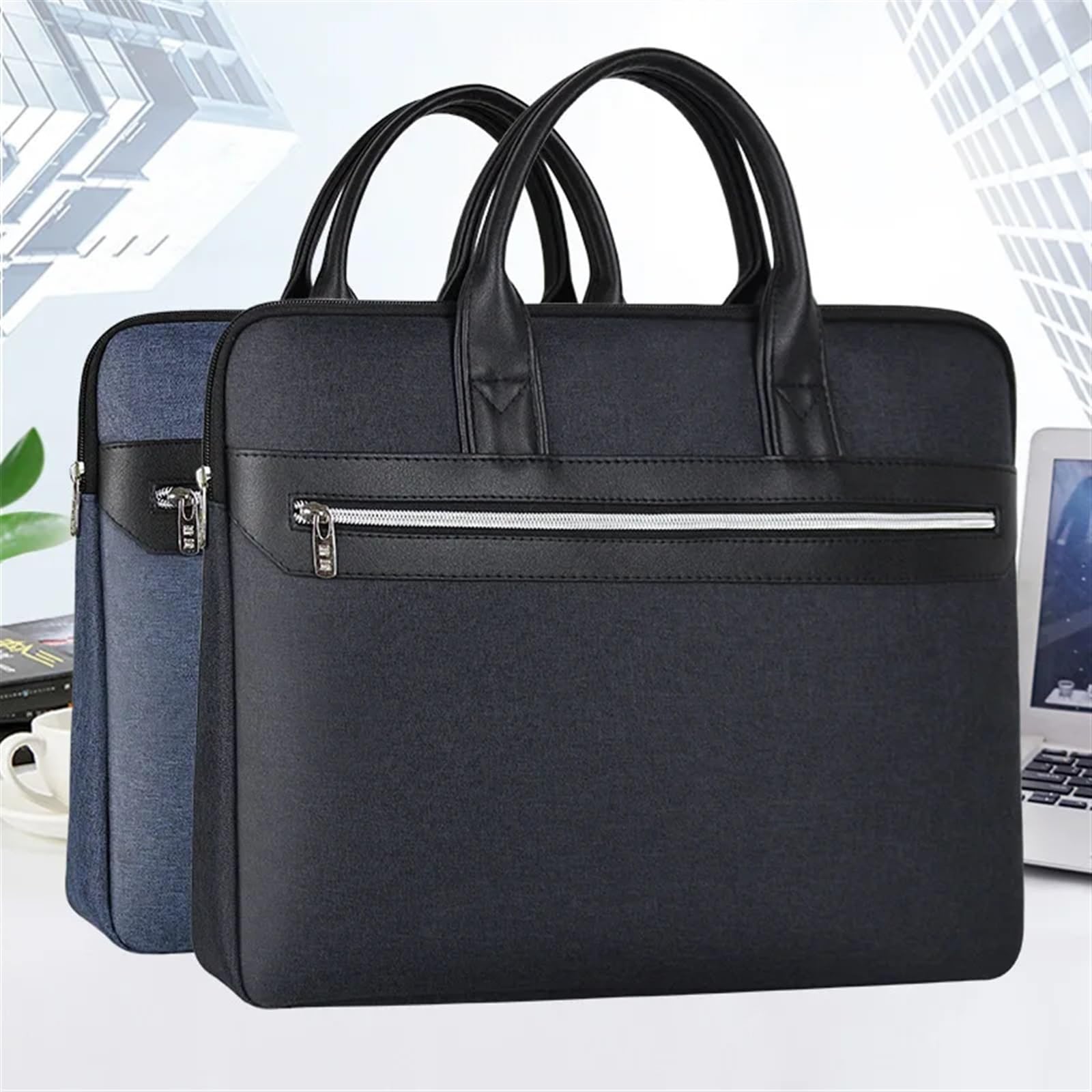 Borsa for laptop for computer for notebook for antiurto Custodia for da viaggio for uomo d'affari per Computer Compatibile(Blue)