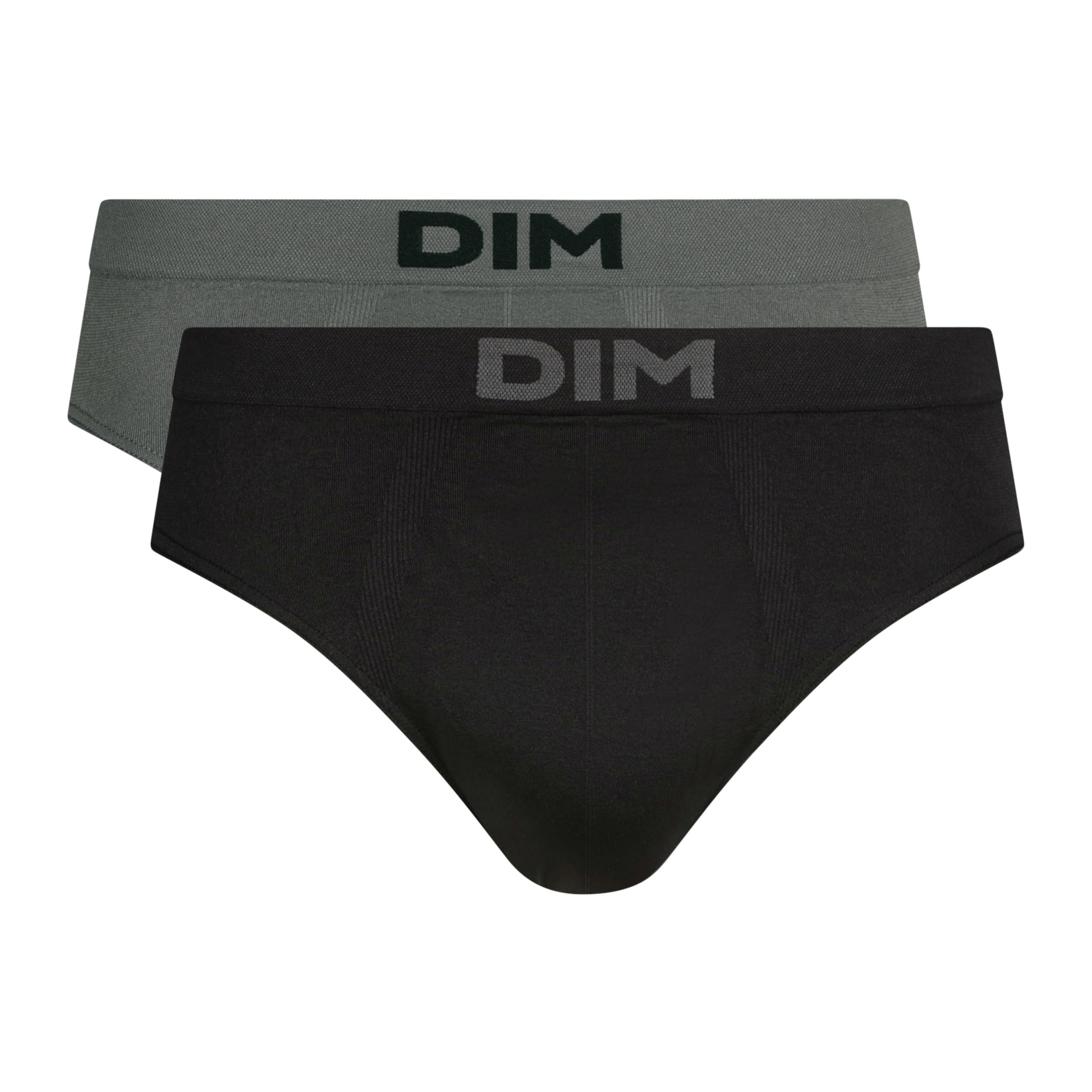 DIM Men - Seamless Micro x2 | Stretch Microfibre Briefs | Ultra Lightweight | Invisible Finish | Comfortable Everyday Support