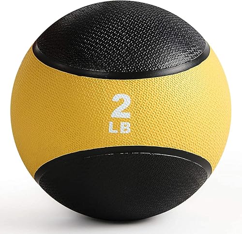 Miniatura 9 de RitFit Weighted Medicine Ball - Non-Slip Rubber Shell & Dual Texture Grip - Workout Exercise Ball for Core Strength, Balance Training, Coordination