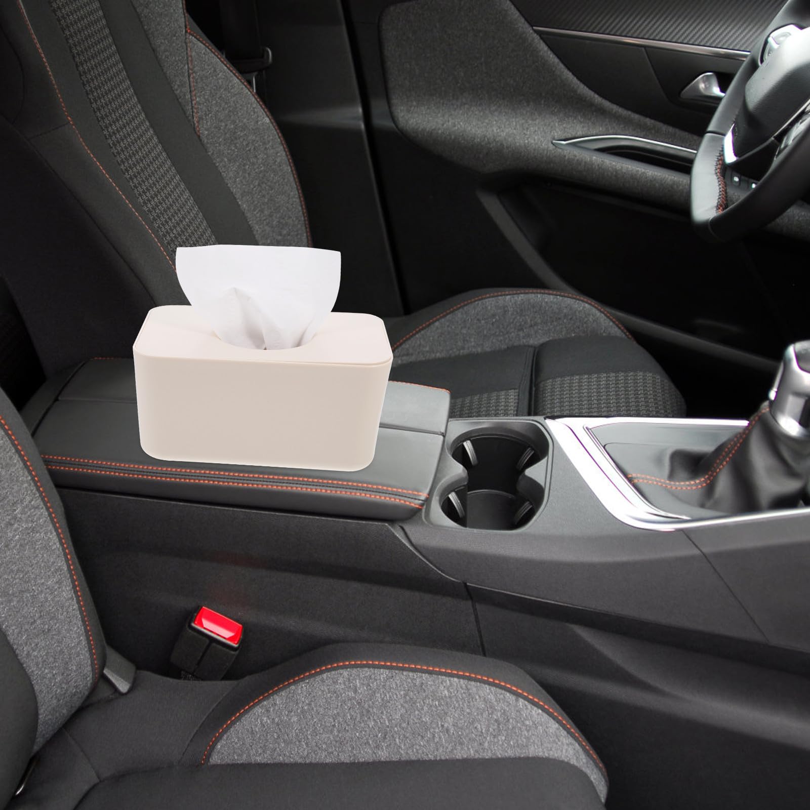 UKCOCO Boîte à Lingettes en Silicone Étanche Couvercle, Grosse Capacité, Protège et Maintient Lingettes Humides Fraîches pour Voiture et Maison