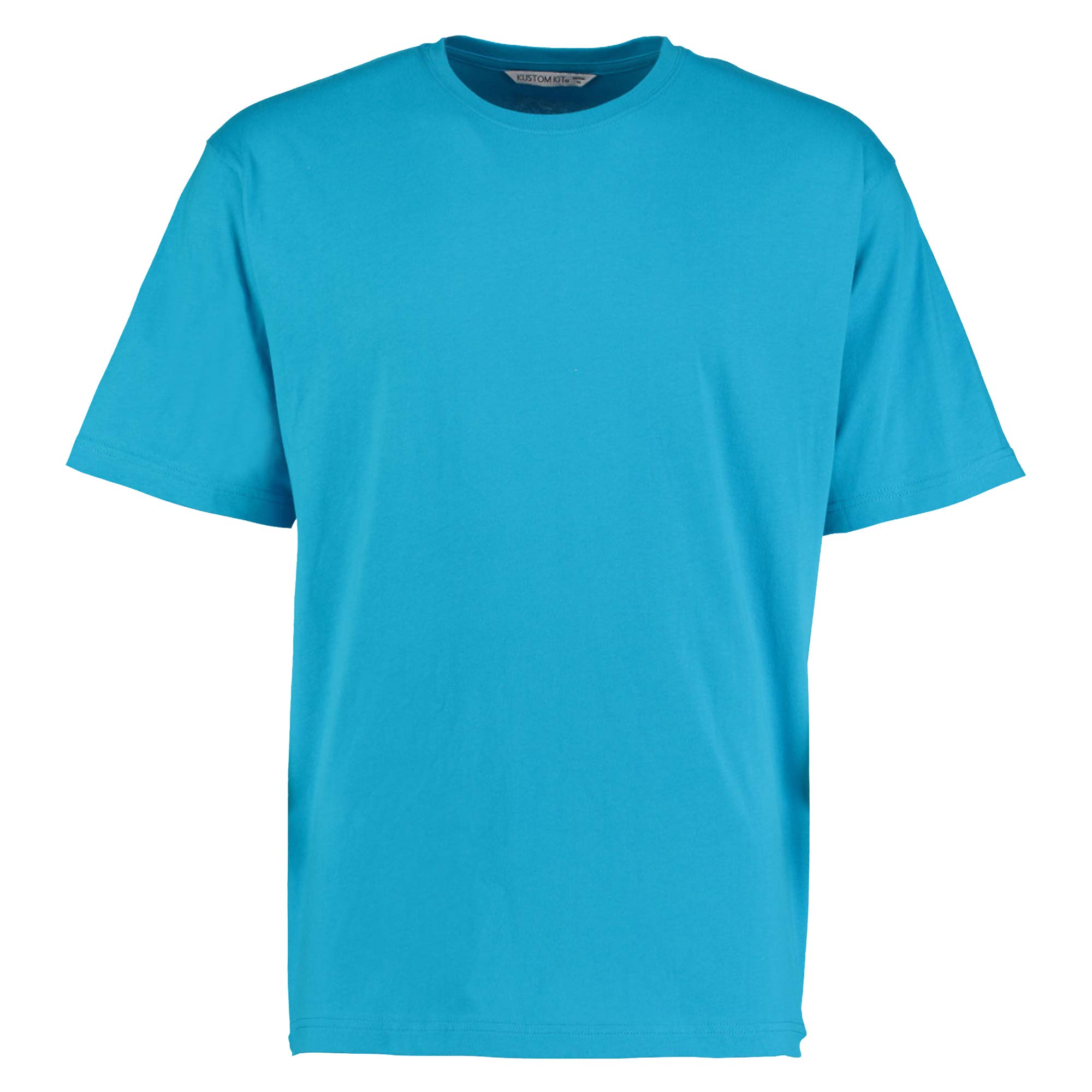 Kustom Kit Hunky Superior Mens Short Sleeve T-Shirt (L) (Turquoise)