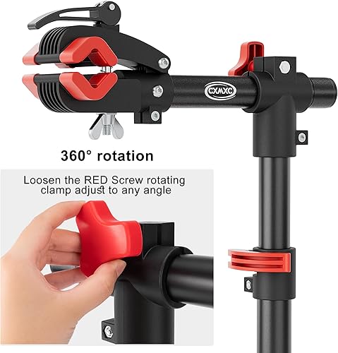 Miniatura 3 de CXWXC Soporte de reparación de bicicletas - Soporte de mantenimiento de bicicleta de montaje en banco - Soportes de trabajo para bicicletas E Tienda