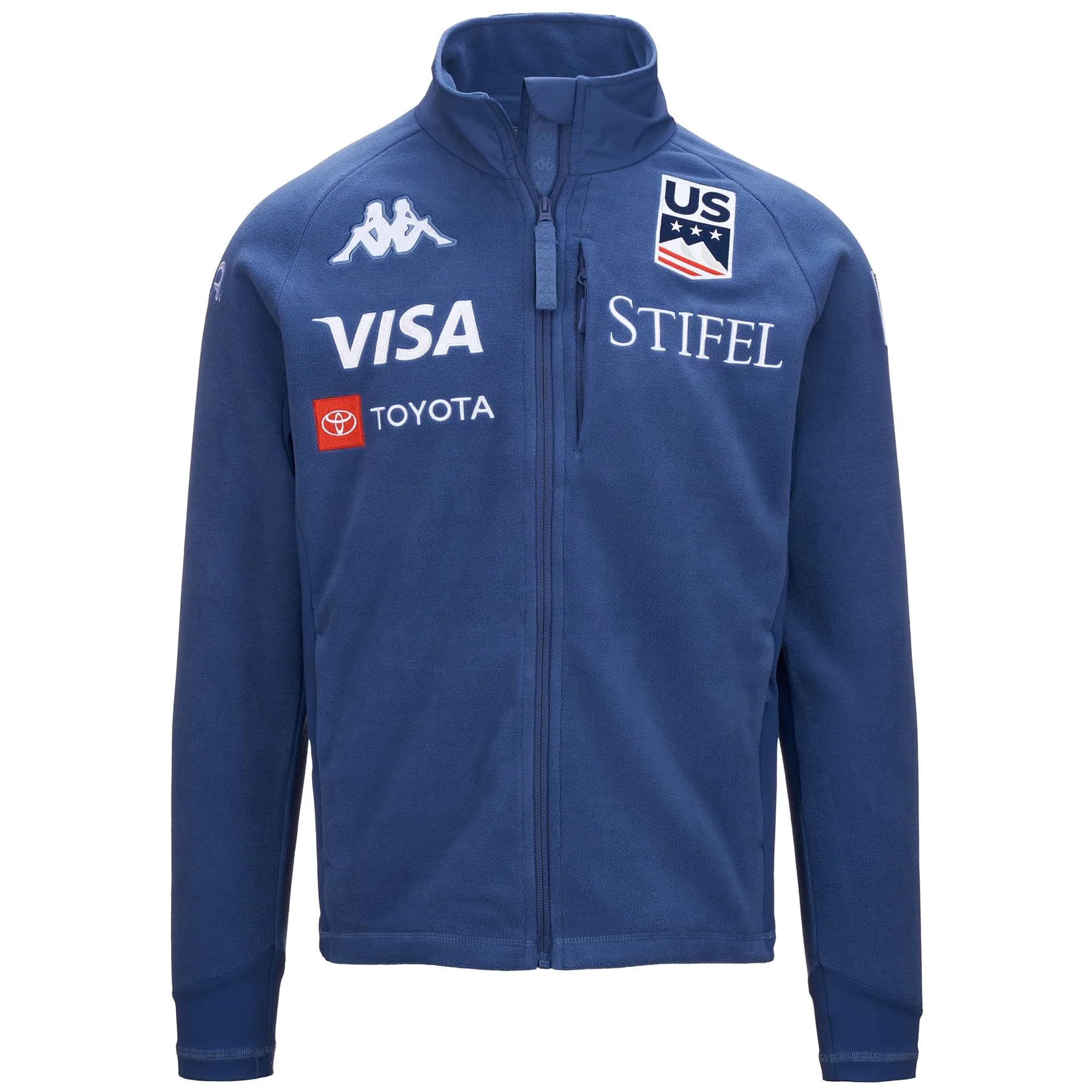 Kappa Bluza z zamkiem błyskawicznym, męska, poliester, narciarstwo, model: 6Cento 687 Us