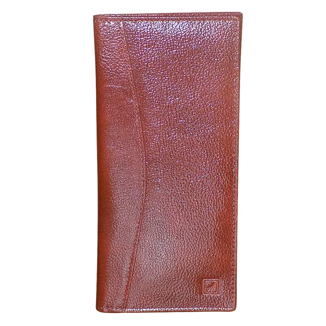 Tan Leather Credit Debit Card 16 Slot Card Holders For Unisex-image-16