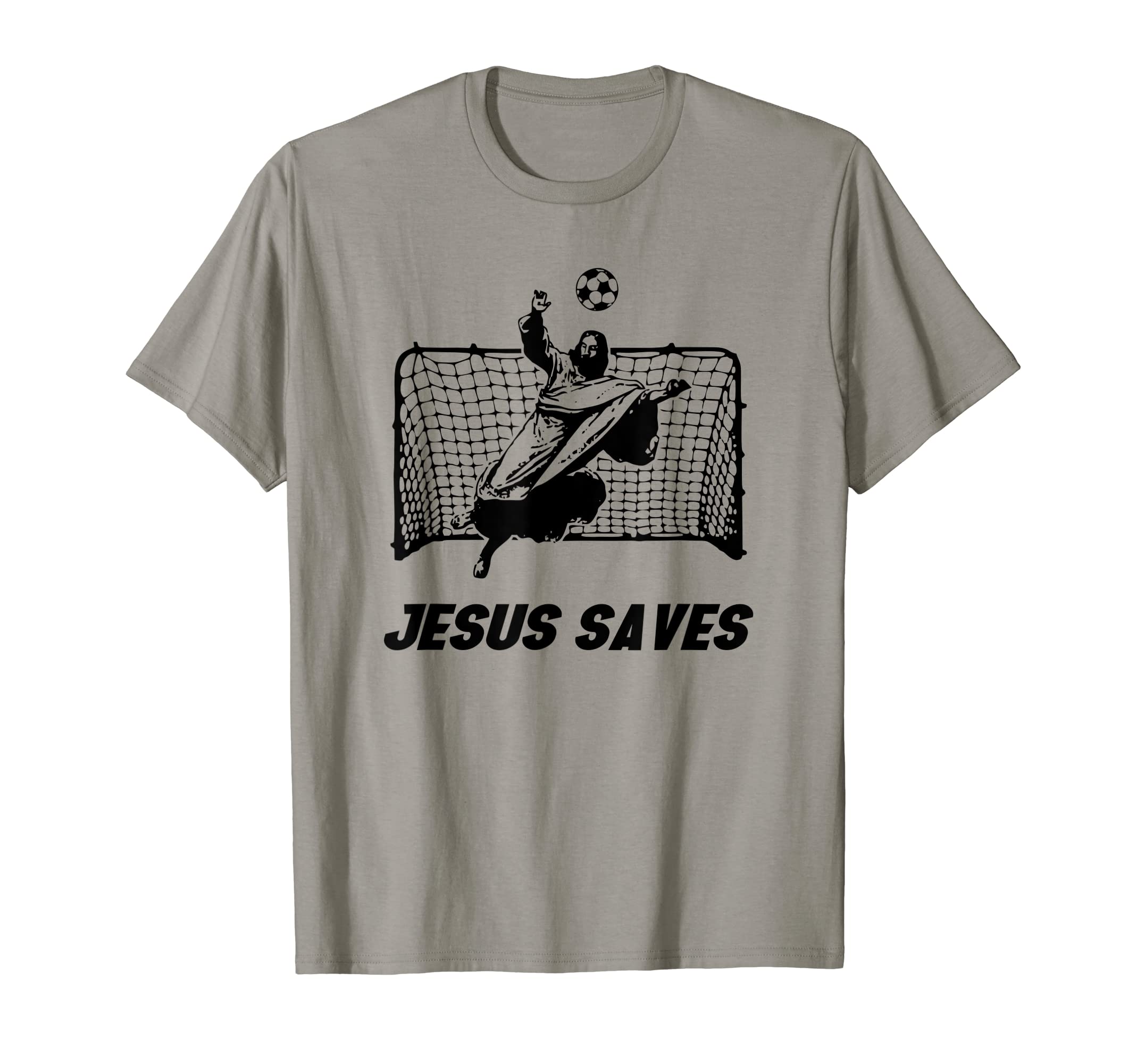 Cool Soccer t-ShirtsJesus Saves | Jesus Saved Soccer goalie T-Shirt