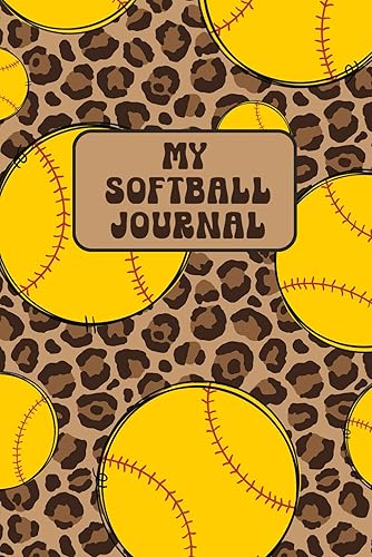 Softball Notebook: Softball Notebook for Softball Players or Softball Coach, 120 Lined 6" x 9" Pages, Gift for Softball Player, Gift for Softball Coach, Softball Team Gift