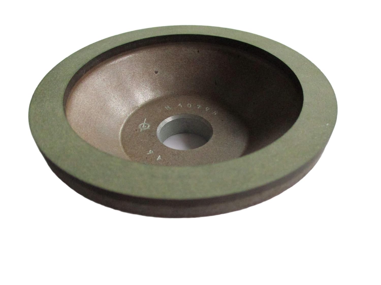Dia 4 inch (100mm.) Hole 0.79" (20mm.) Width: 0.4" (10mm.) Type: 12A2-45 Cup Tool Diamond Grinding Wheel for Carbide (200/160 Micron (70 Grit))