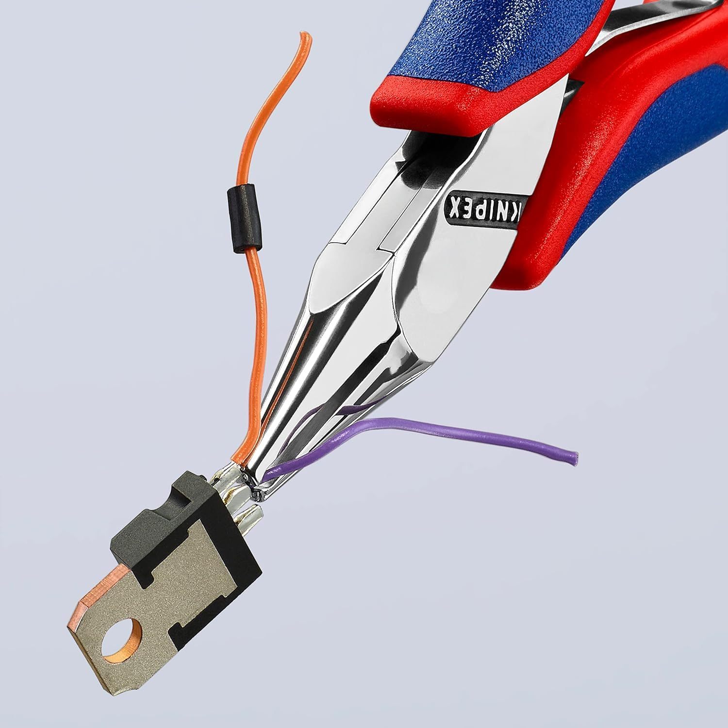 Knipex Pince coupante de devant pour l'électronique avec poignées multimatières 115 mm, 64 22 115