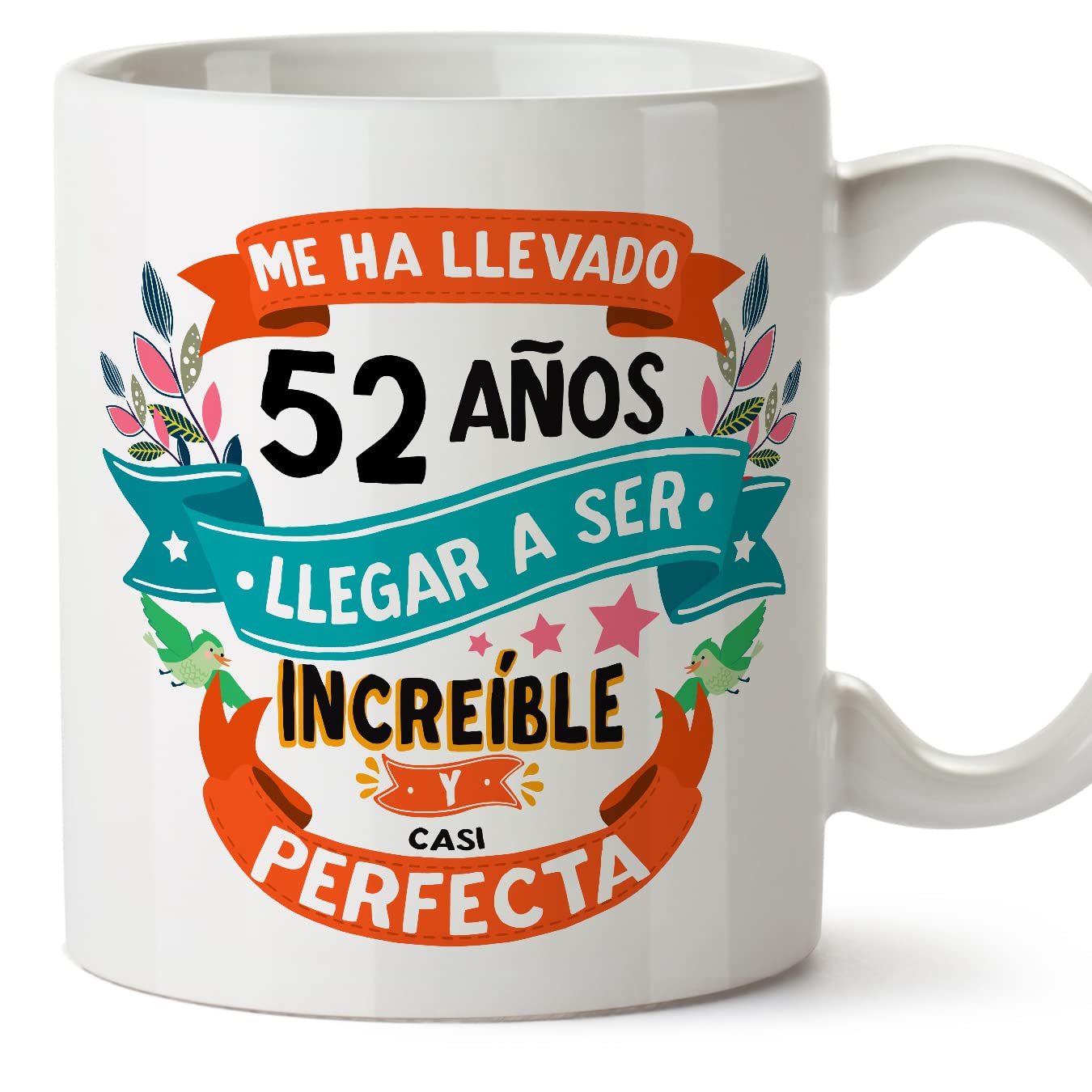MUGFFINS Taza 80 Cumpleaños - "Me ha llevado 80 años llegar a ser increíble y casi perfecto - Regalos Desayuno Feliz Cumpleaños — view 10