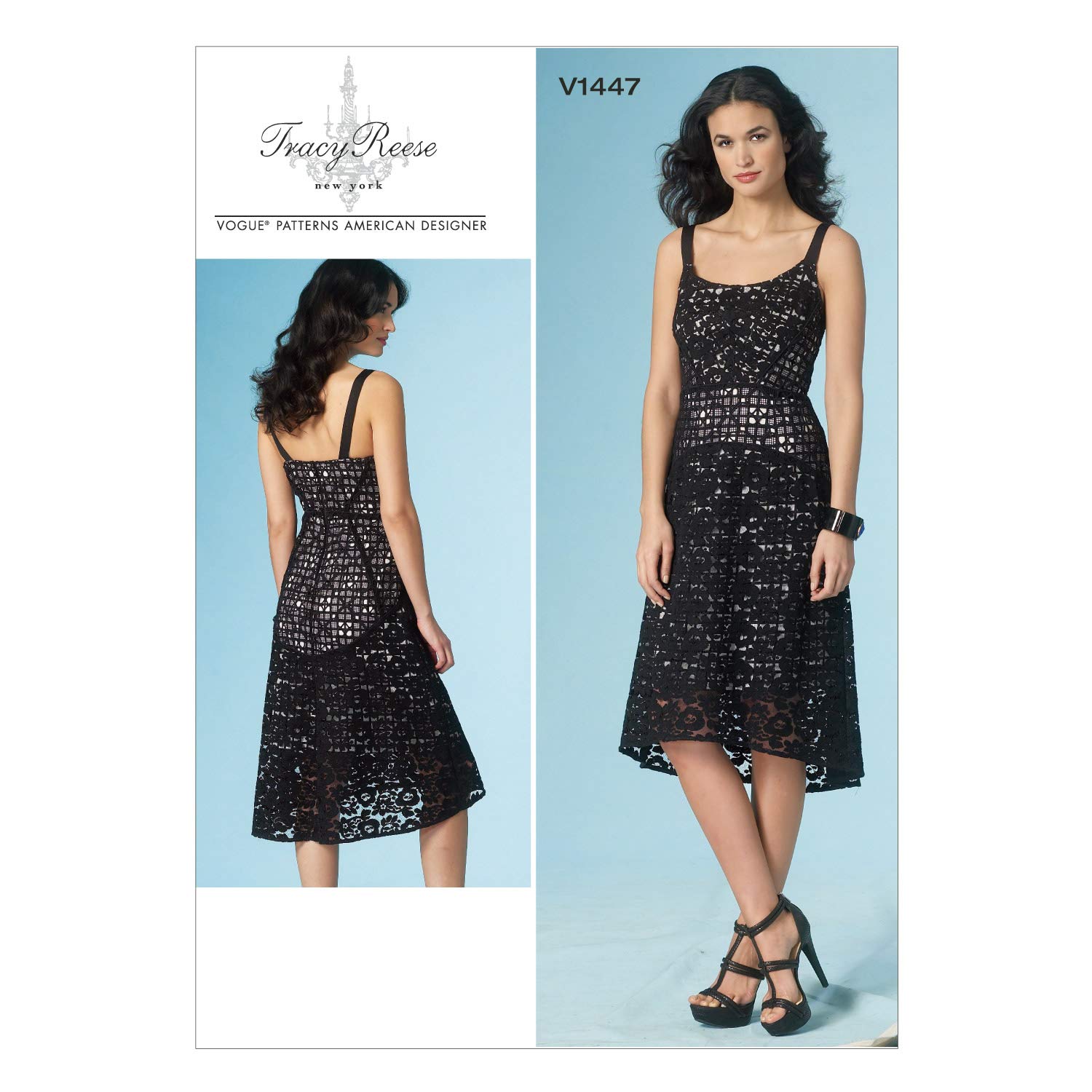Amazon.com: Vogue Patterns V1447 Misses' Dress, Size D5 (12-14-16-18-20) : Arts, Crafts & Sewing Amazon.com: Vogue Patterns V1447 Misses' Dress, Size D5 (12-14-16-18-20) : Arts, Crafts & Sewing