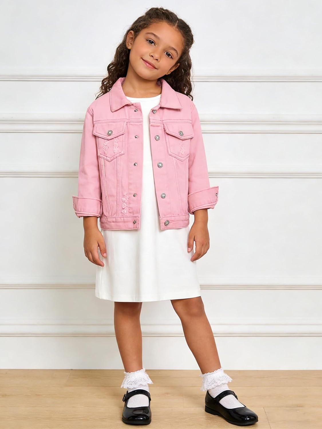 Cromoncent Toddler Denim Jacket for Boys Girls