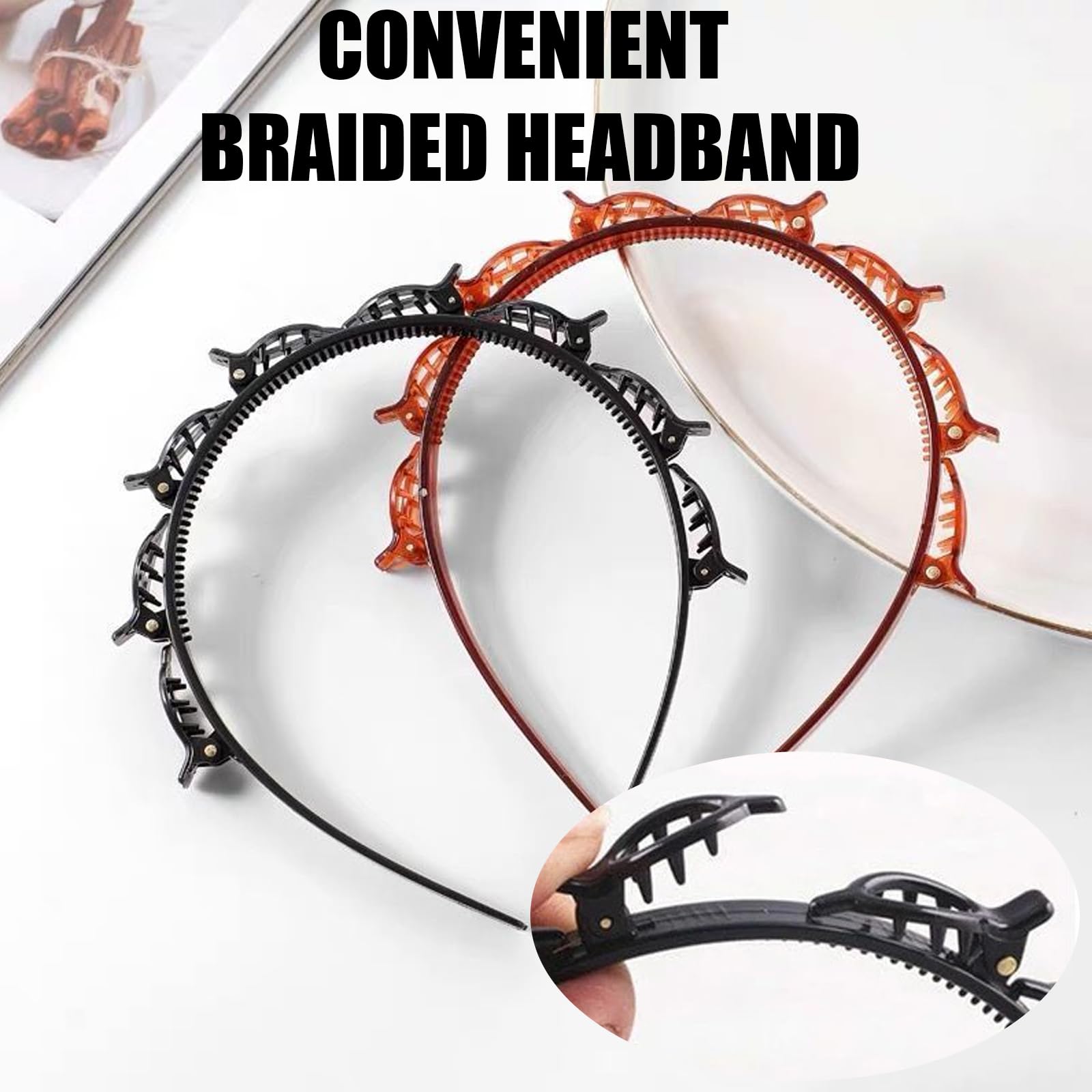 JSTHHTT 8 Pcs Headbands Hair Bands, Headbands for Women Wide Headband, Headbands for Women's Hair - Image 3