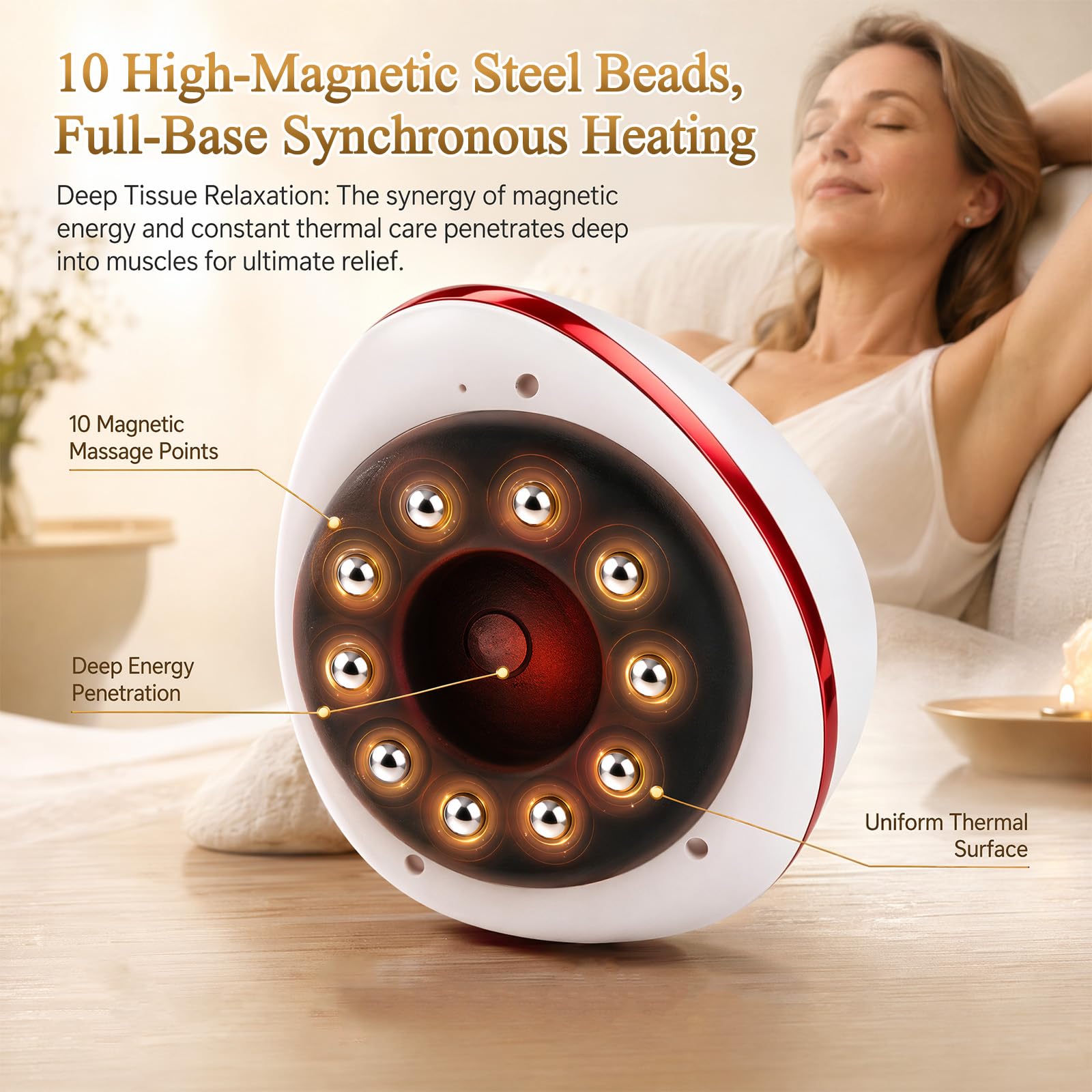 Cellulite Massagegerät, 4 in 1 Elektrischer GuaSha Massager, Elektrisch Handmassagegerät, mit Vakuum Massage, Gua Sha Elektrisch, Wärme und 9 Stufen, Schröpfmassagegerät für Bessere Durchblutung (A)