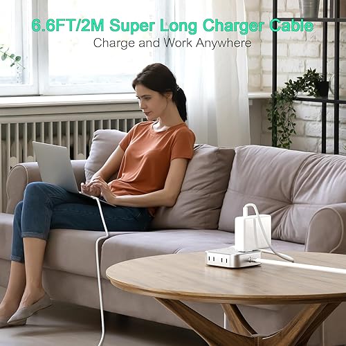 Miniatura 7 de Adaptador de corriente de cargador USB C de 140 W para MacBook Pro/Air 13 14 15 16 pulgadas 2024 2023 2022 2021 M3 M2 M1 y todos los dispositivos