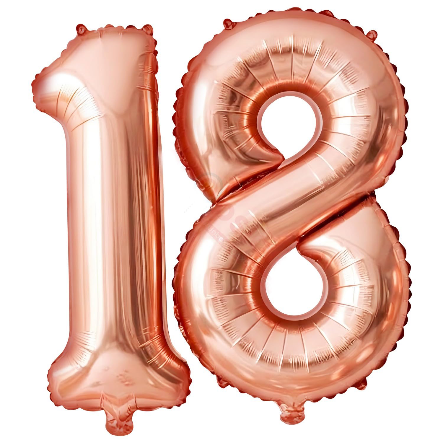 Propsicle 16 inch Birthday Foil 18 Number Helium Balloon Party Decoration Rose Gold Pack of 2 | 18 Year No. Balloons Birthday/Anniversary | Eighteen Number-image-20