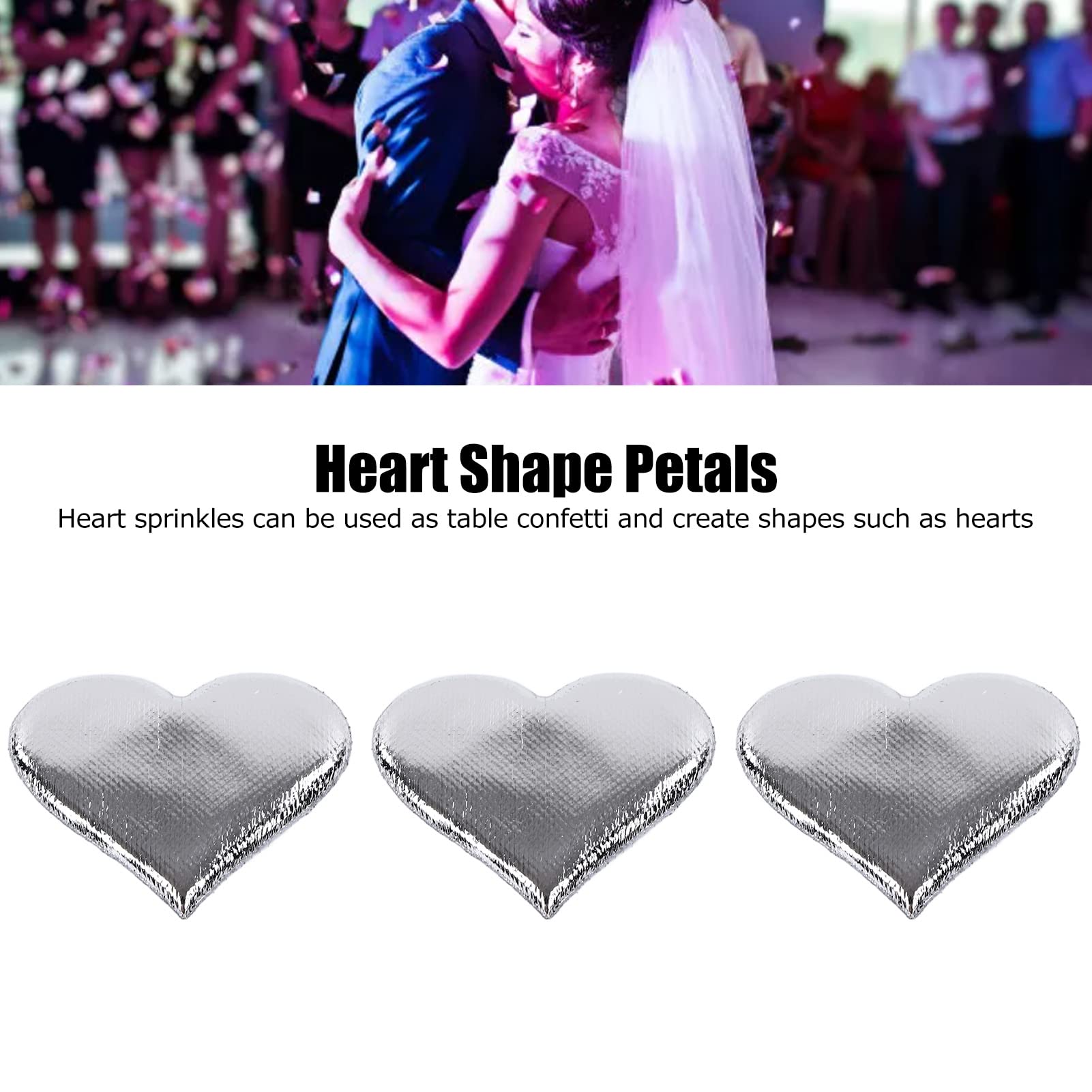 HOWAF Kit San Valentino, 30 Palloncini Cuore Rosso, 50 Candeline a Forma di Cuore, 1000 Petali di rosa finti per Romantico Addobbi San Valentino Decorazioni Matrimoni Fidanzamento