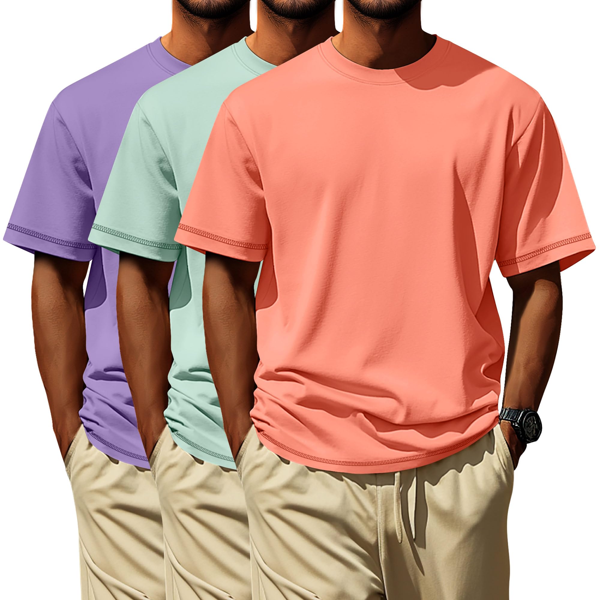 Photo 1 of Neer Men's Big and Tall T-Shirts (3 Pack)