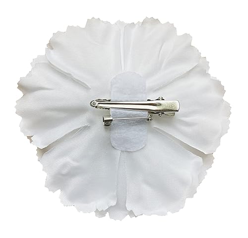 Miniatura 2 de Broche de flores para el pelo de rosa para mujer, tocado de novia, bailarina flamenca (peonía, 12 piezas)