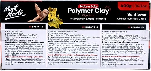 Miniatura 2 de Mont Marte Make n Bake Arcilla Polimérica 14.11 oz - Girasol