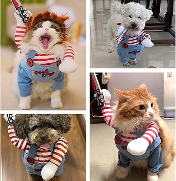 Dog Halloween Costumes - Funny Pet Cosplay Party Suit for Dogs (M)