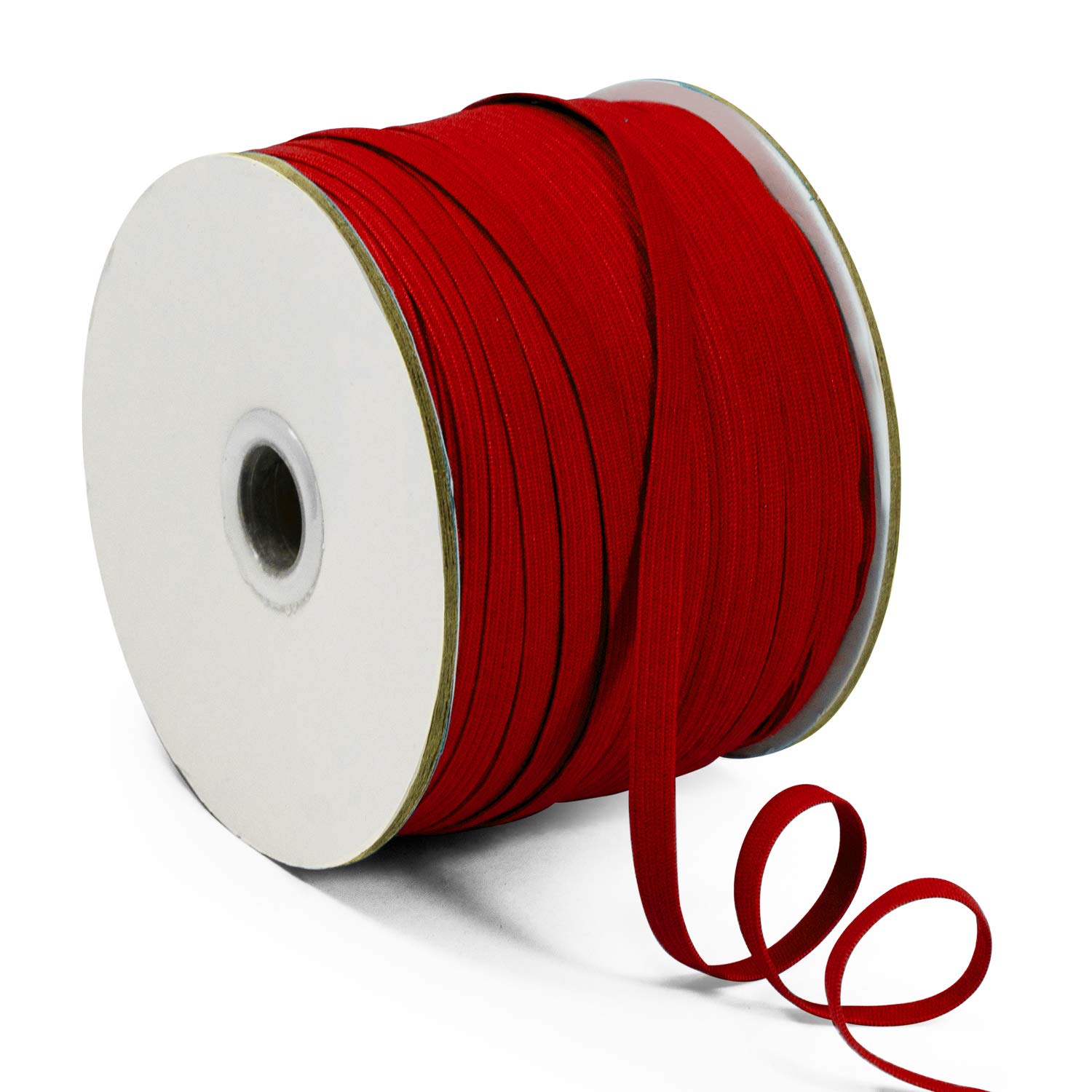 Expo International 1/4" Elastic Band-100 Yard Spool | Red Trim