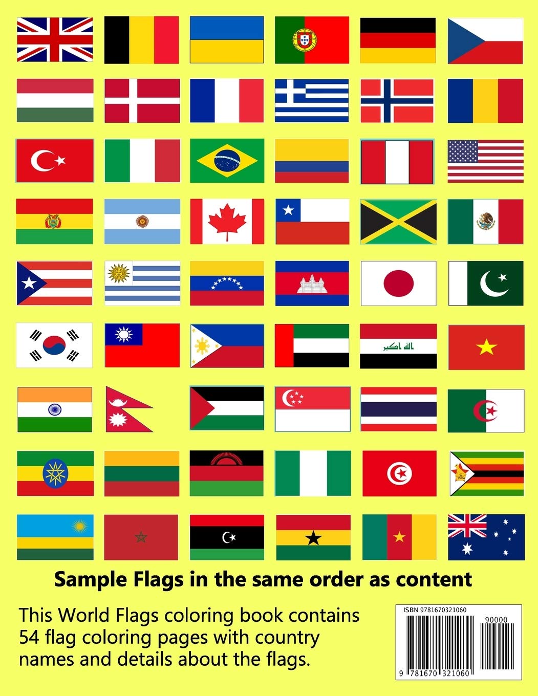 Coloring Pages Flags Around The World