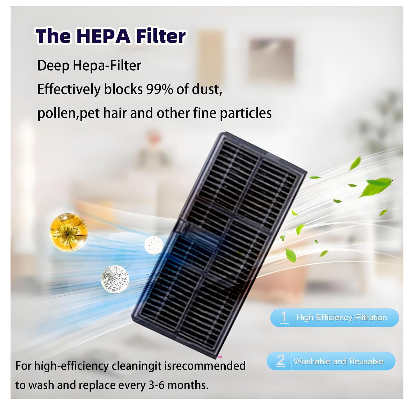 Lot De 4 Filtres HEPA Pour Dreame L10s Pro Ultra Heat, X40 Ultra, Mova P50 Pro - Compatible Robot Aspirateur