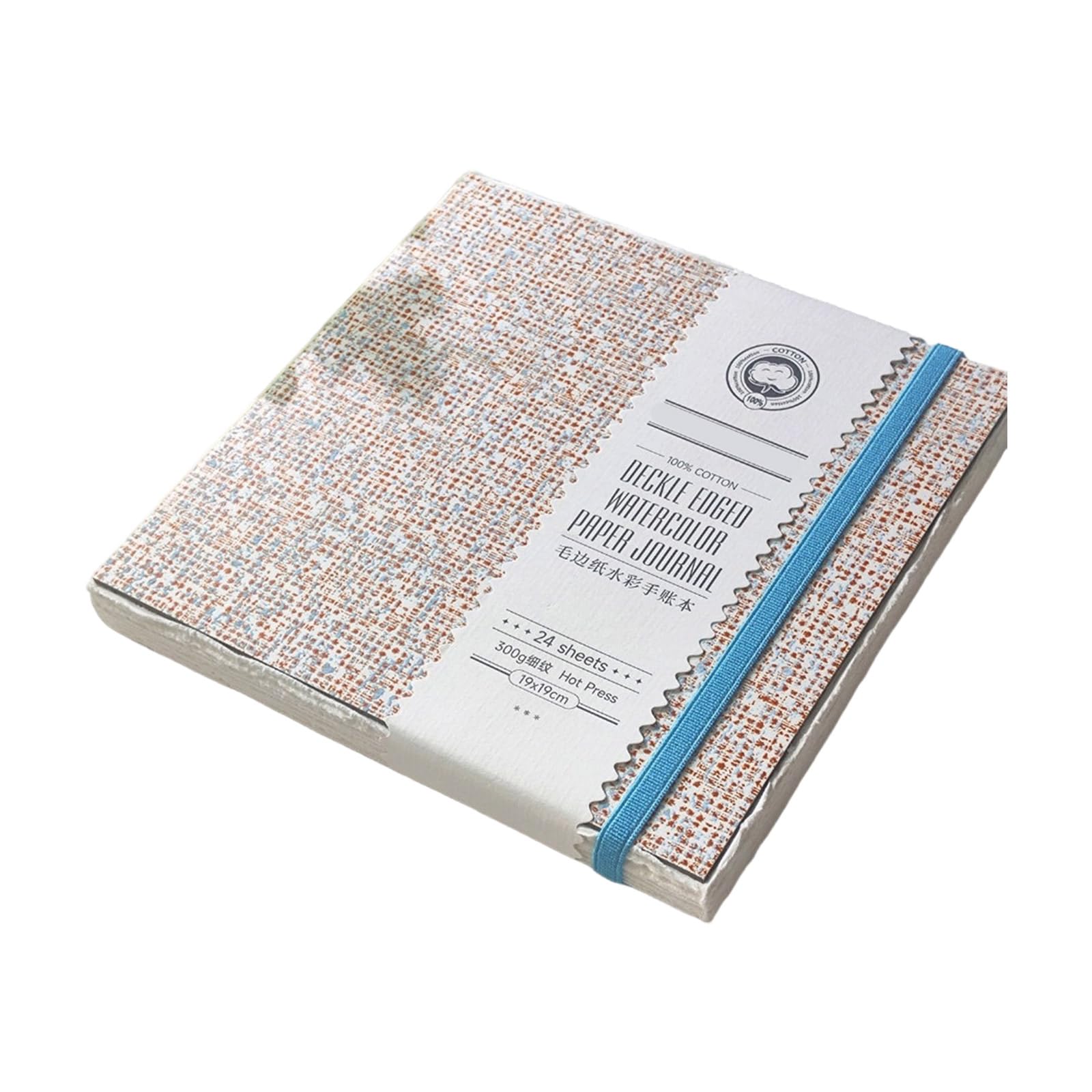 Artist Watercolor Journal 24 Sheets 300GSM Paper Hardcover Watercolor Sketchpad Portable Drawing Notebook for Sketching Sketch Book for Travel