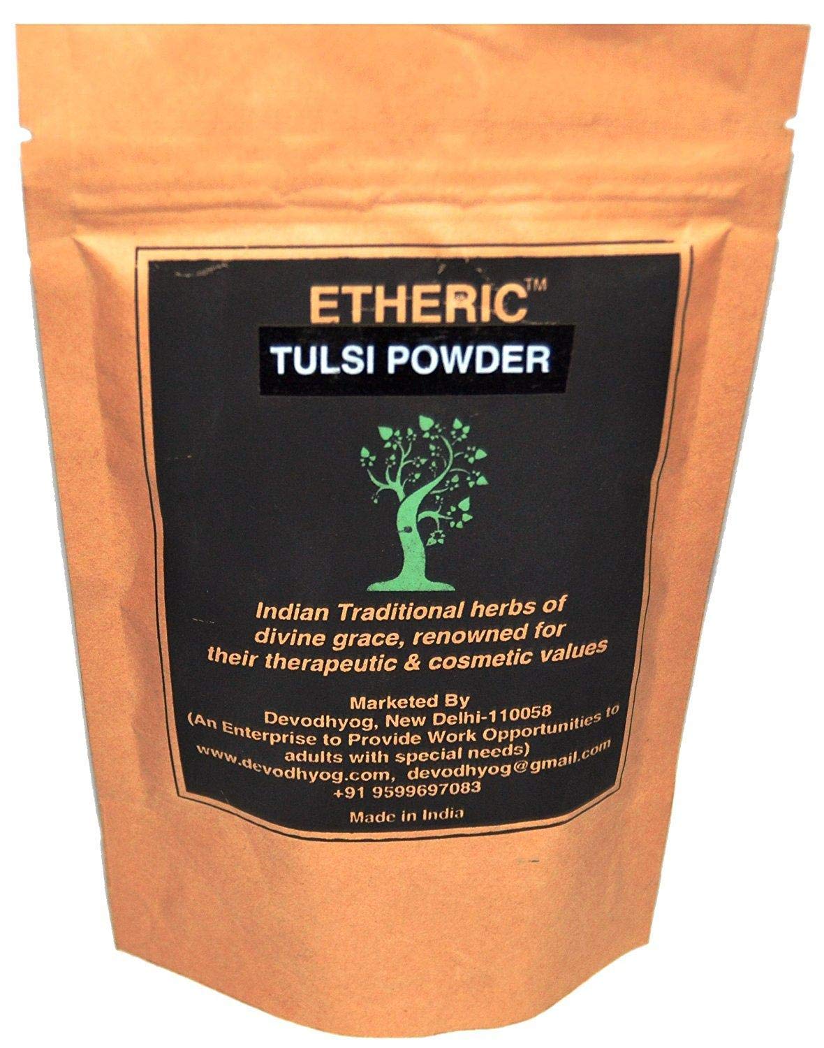 ETHERIC Tulsi (Basil) Leaf Powder - 100g