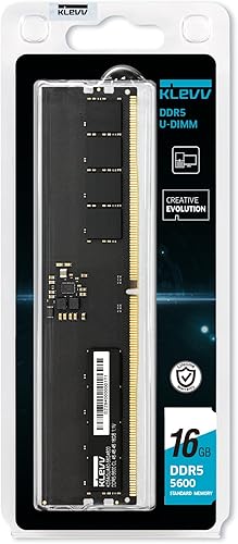 Miniatura 7 de KLEVV DDR5 32GB (1x32GB) 5600MHz CL46 A-DIE 1.1V UDIMM Desktop Ram Memory SK Hynix Chip (KD5BGUA80-56G460A)