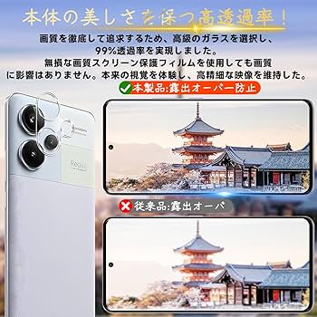 Xiaomi Redmi Note 13 Pro+ 5G ガラスフィルム付き shop-bmk_redminote13proplus5g-