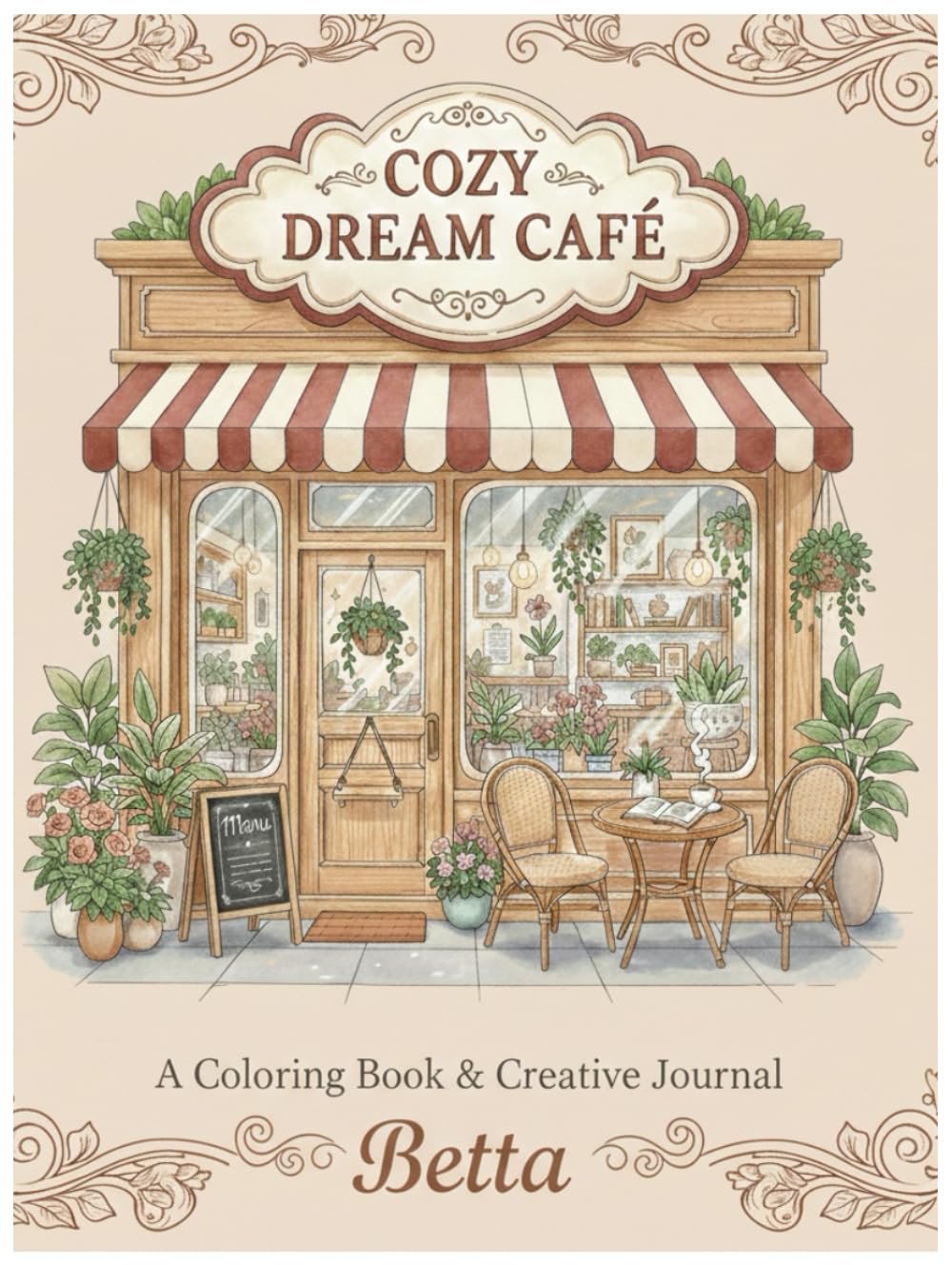 Cozy Dream Café: A magical coloring adventure