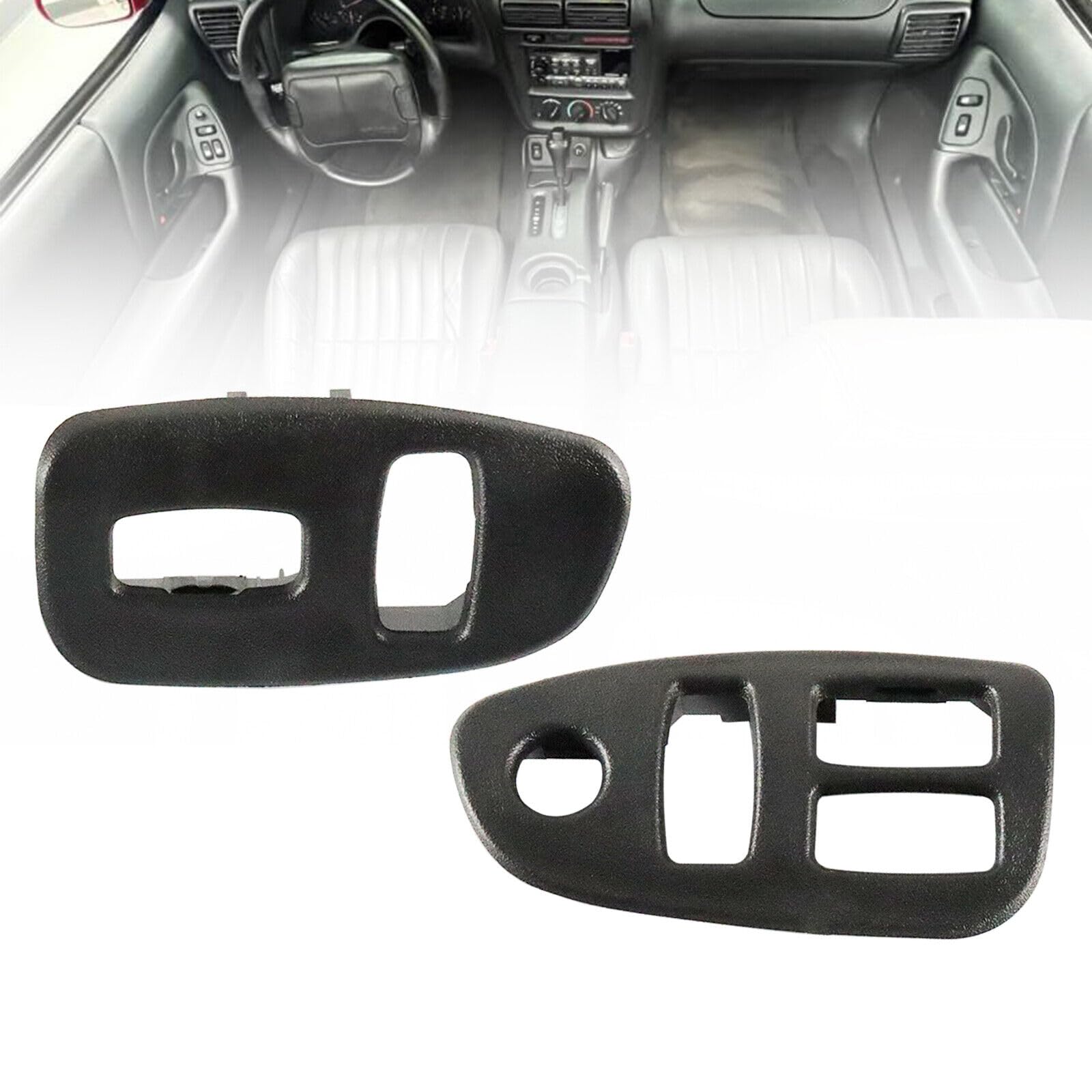 Amazon.com: 2 Pcs Graphite Gray Power Lock Switch Trim Bezel