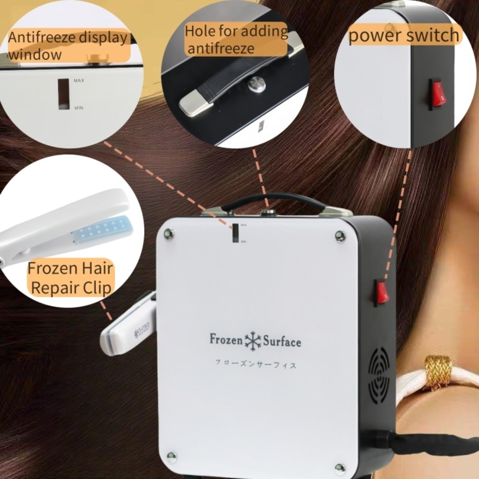 Hair cryotherapy Frozen Hair Care-9°C Freezing Technology Repairs Damage Caused by perming and Dyeing