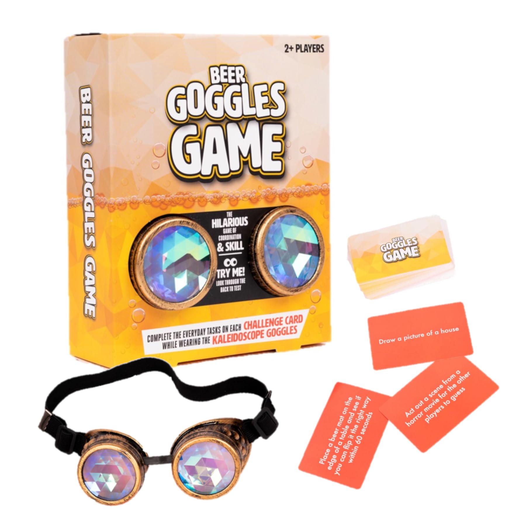 Professor PUZZLE Beer Goggle Glasses Game | Hilarious Party Entertainment for Grown-Ups | Great for Hen Parties and Birthdays | Fun Group Activity with Silly Challenges