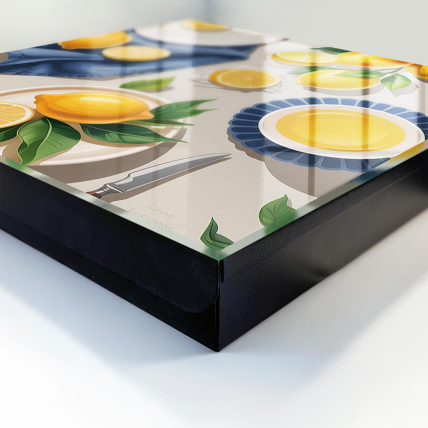 Tulup Armario para Llaves 30x30 cm | Negros | Derecha | Montaje en Pared | Mesa de limones | Organizador | Kit de Montaje Incluido | 50 Ganchos | de Metal | Frente Decorativo de Cristal