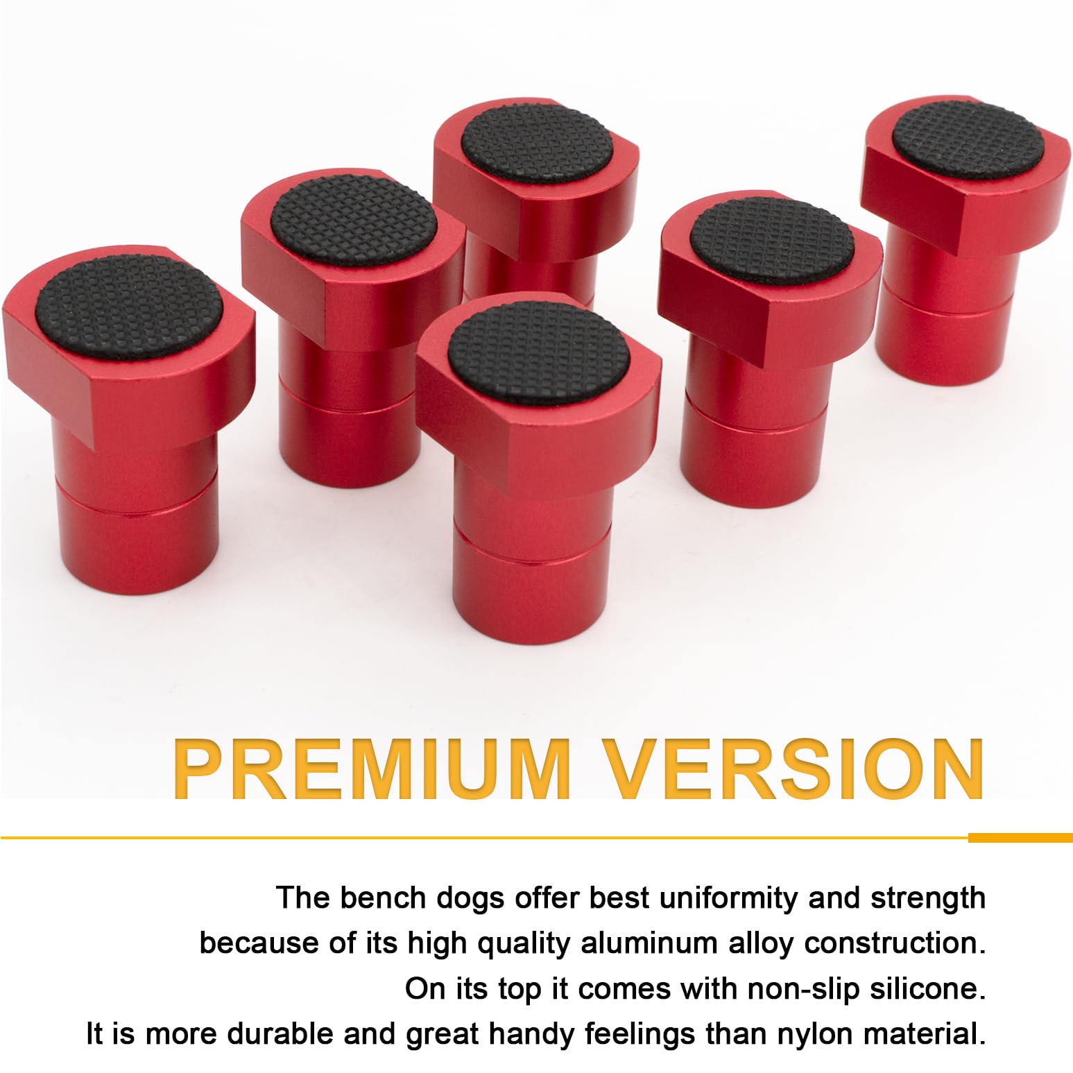 Bench Dog Clamp, 3/4" (20mm) Bench Dog Hole Clamp, Adjustable Hold Down Clamp For Woodworking Up To 155 Lbs Clamping Force Bench Clamps, Dog Holes Workbench Accessories Hand Tools (2 Pack), Bench - View #14