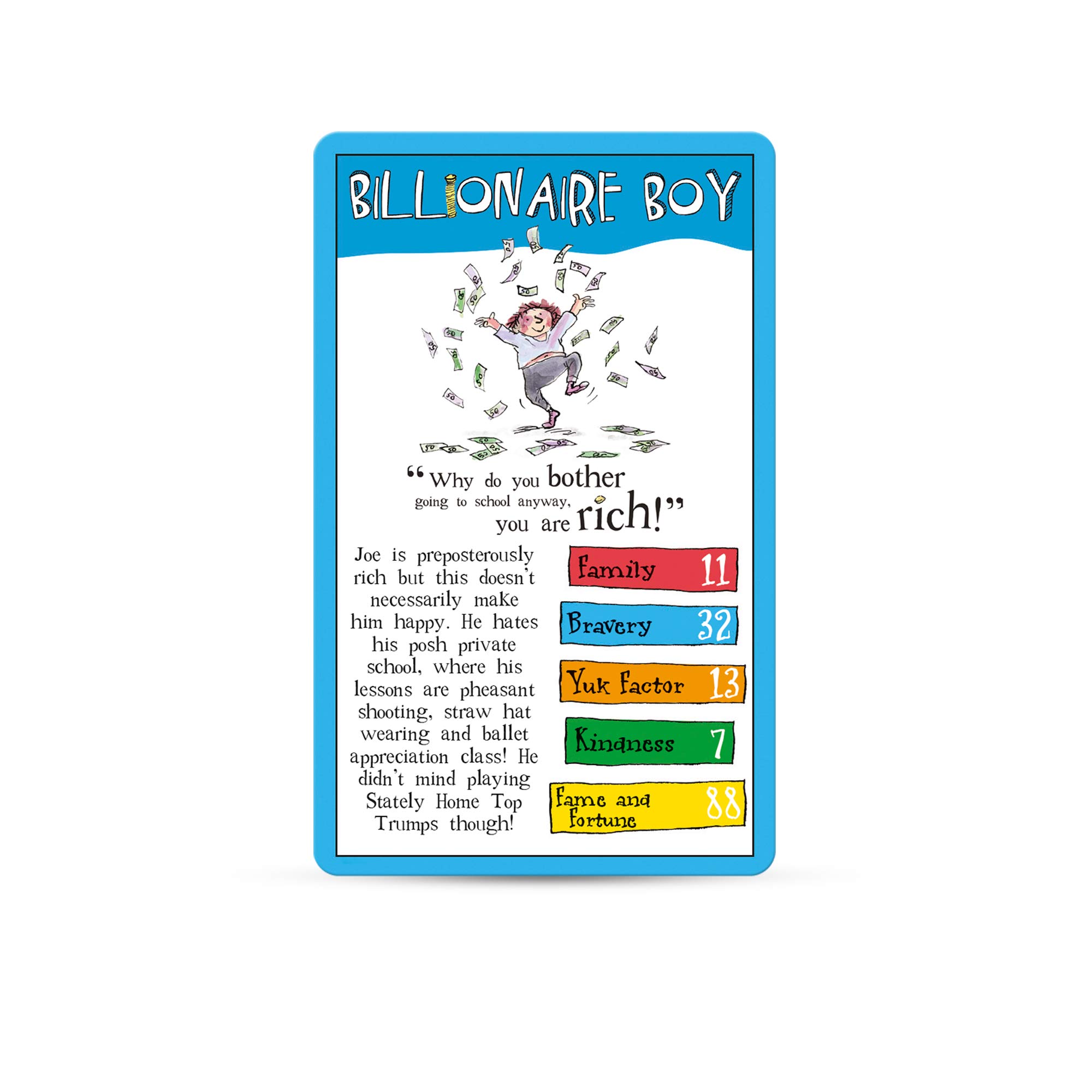 Top Trumps David Walliams Kartenspiel – Für 3 Bis 99 Jahre, Mit Robustem Kunststoffkoffer