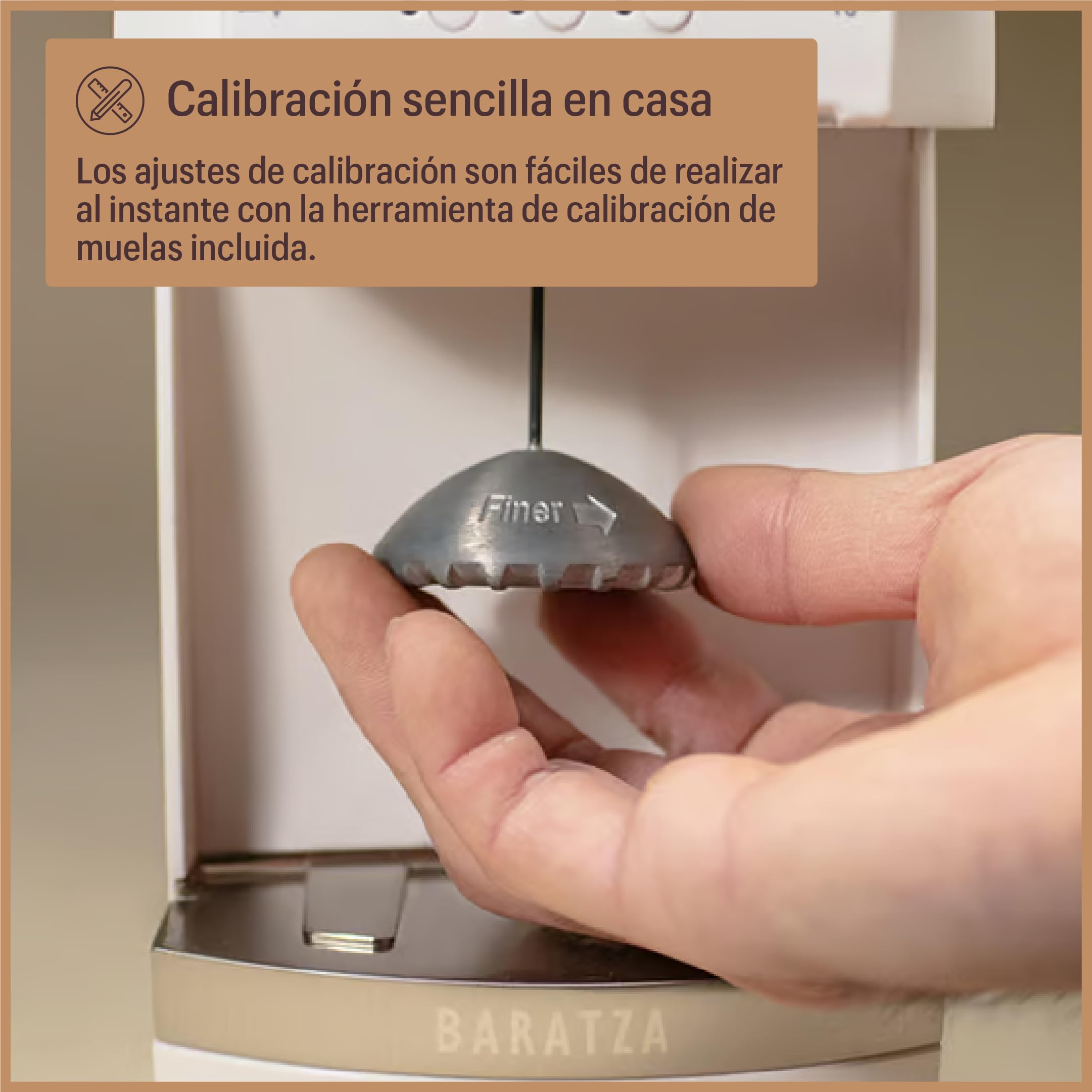 Baratza Vario+ Molinillo Eléctrico de Café en Grano, Blanco | Coffee Grinder con 22 Microajustes