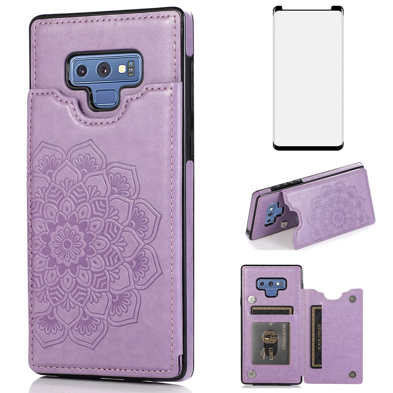 Coque Note 9 Asuwish MTLYH accessoire de protection violet pour mobile - 8