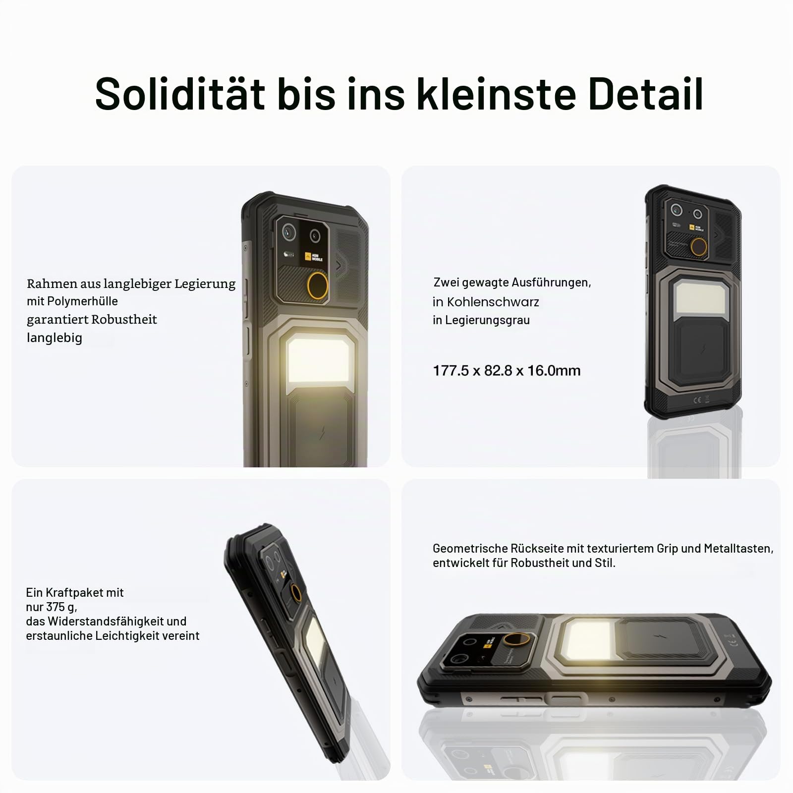 AGM G3 Flaggschiff Rugged Smartphone Audio Bundle mit Legion 3 Outdoor Smartwatch Herren und Buds 9 In Ear Earbuds