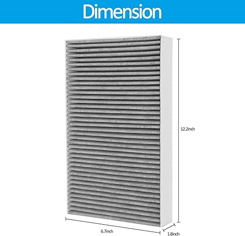 Miniatura 8 de F1 Reducción de alérgenos de carbono + eliminación de olores, filtro de repuesto HEPA compatible con purificador de aire de habitación 3M Filtrete