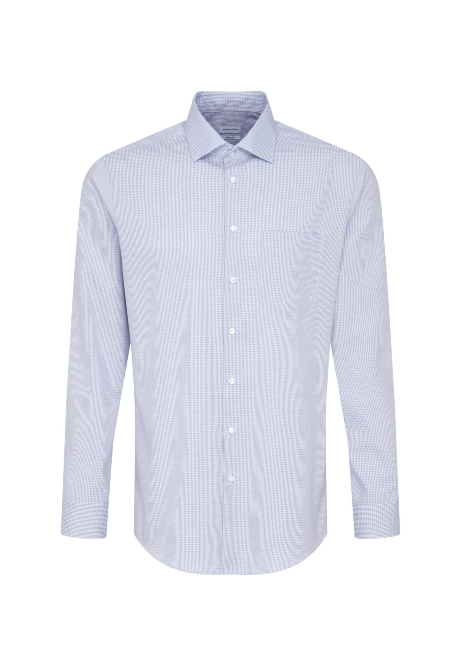 Seidensticker Herren Mens Regular Longsleeve Cotton Businesshemd, Hellblau(193660), 45 EU