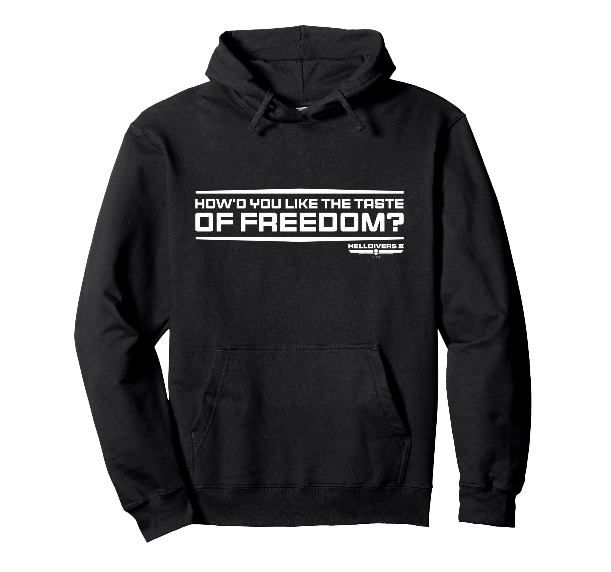 Helldivers 2 Sony PlayStation Video Game Taste Of Freedom Pullover Hoodie