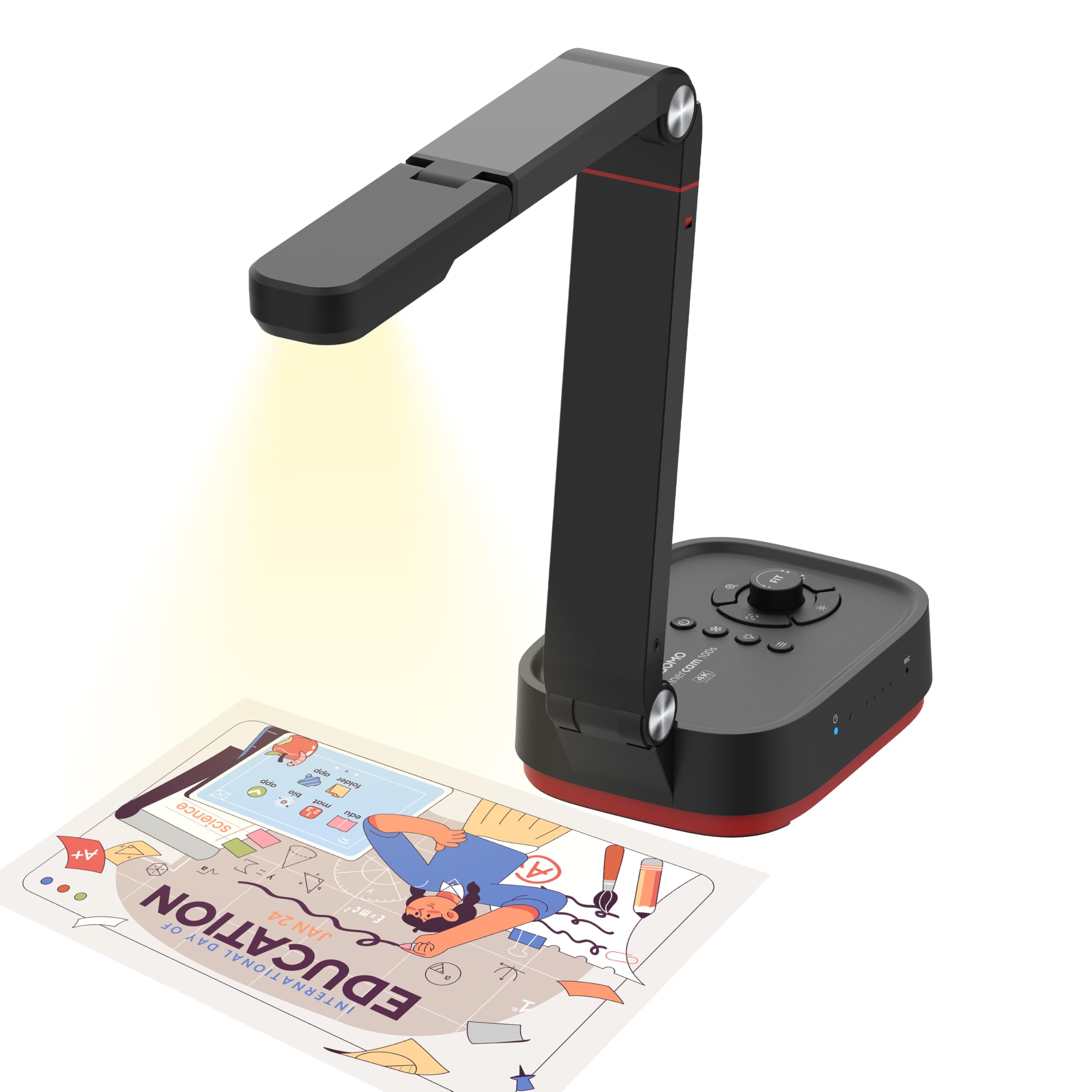 Amazon.com : QOMO QPC100W Wireless 4K UHD Document Camera, WiFi